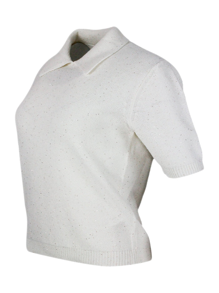 Fabiana Filippi Sweaters Cream 61co 38li 1pl