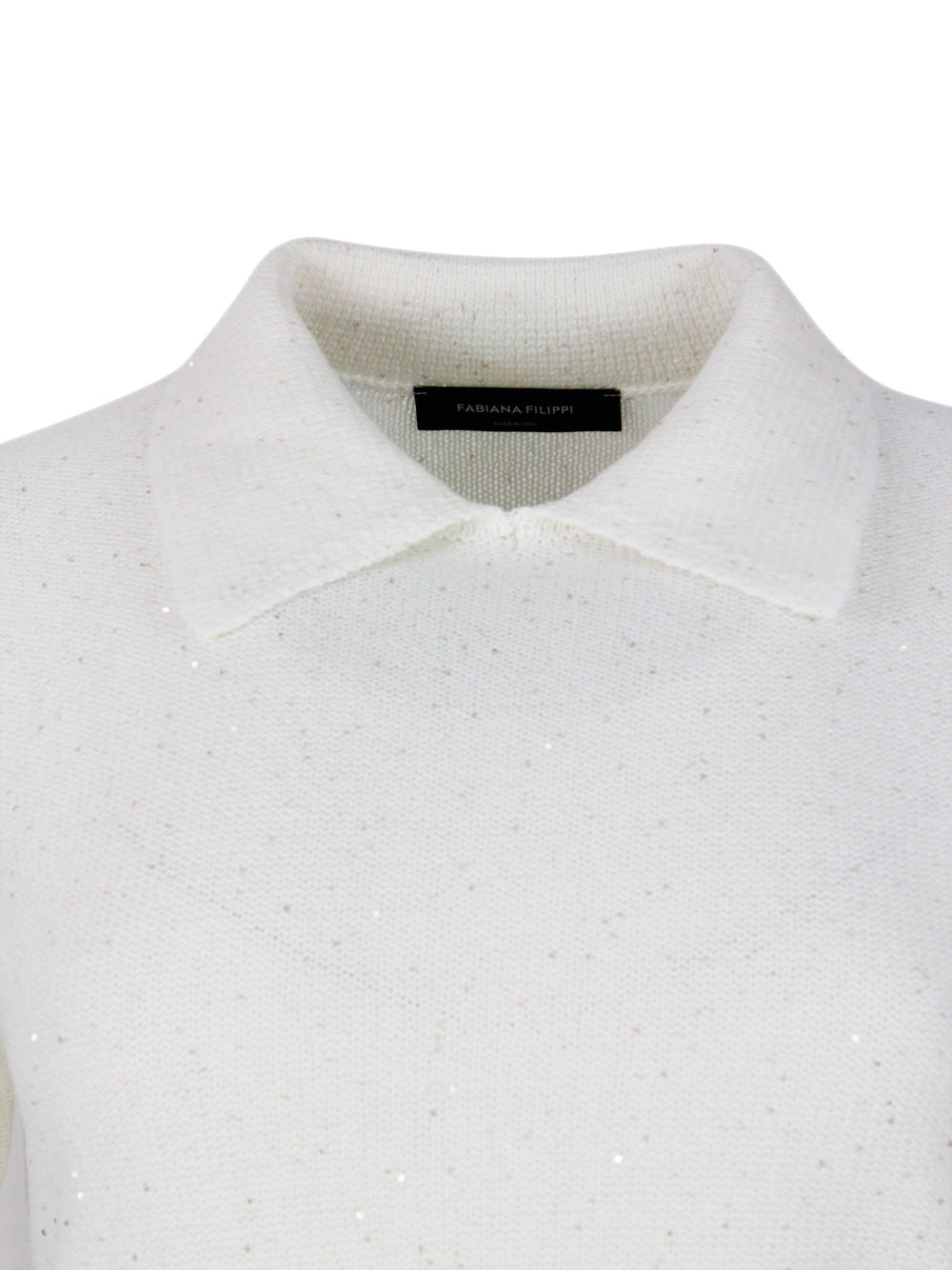Fabiana Filippi Sweaters Cream 61co 38li 1pl