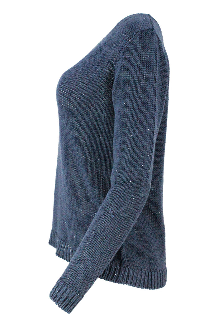 Fabiana Filippi Sweaters Blue 61co 38li 1pl