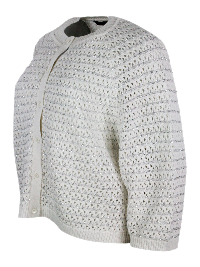 Fabiana Filippi Sweaters White 84co 9pa 7pl