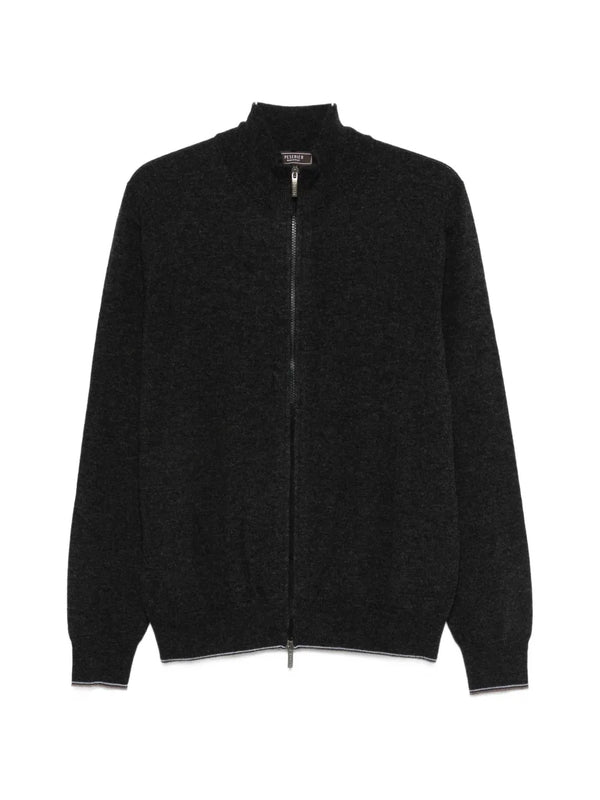 Peserico Wool 90% cardigan in black