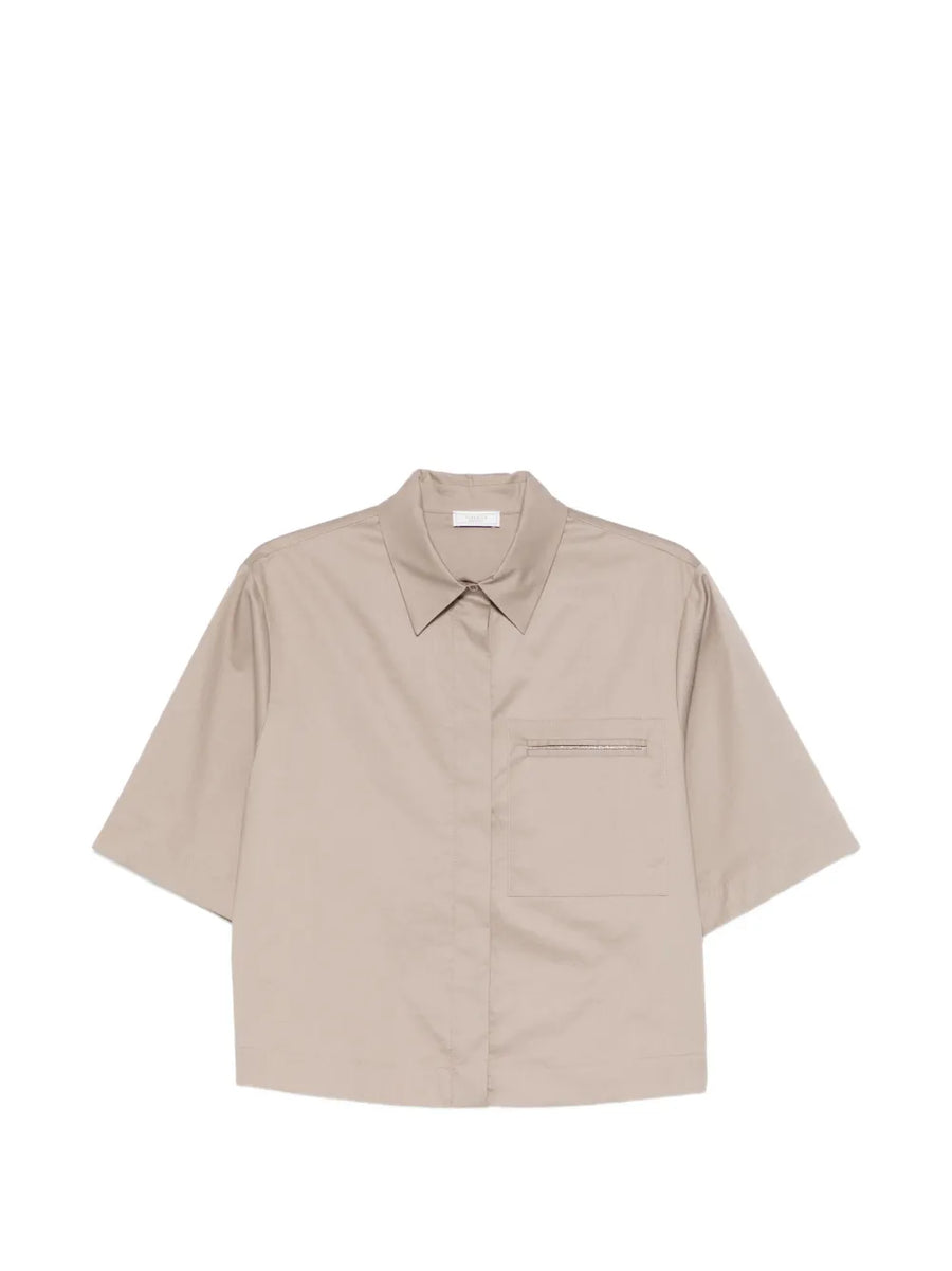Peserico Cotton 97% shirt in beige