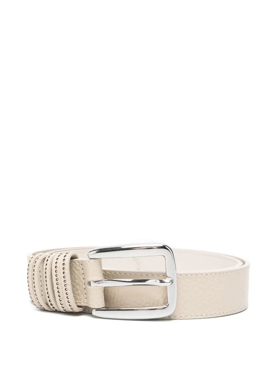 Peserico Calf Leather 100% belt in cream