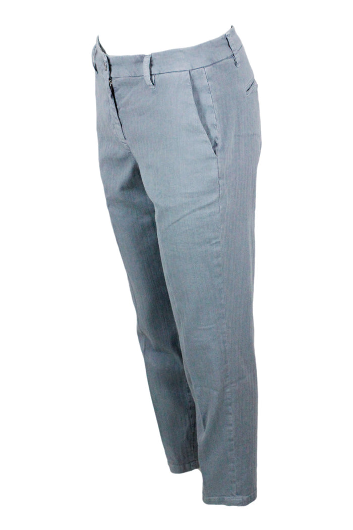 Jacob Cohen Trousers Light Blue 51li 47co 2ea