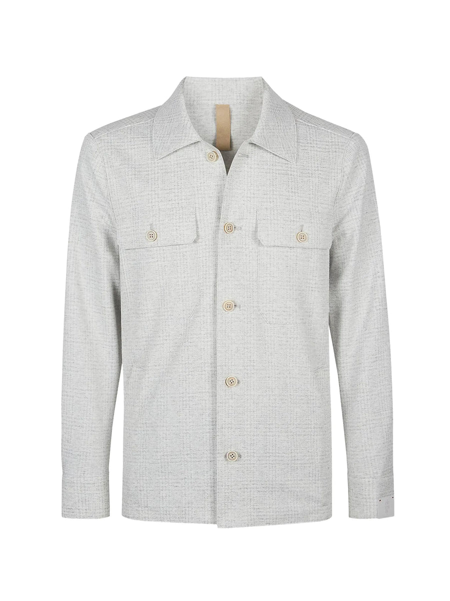 Eleventy Polyester 50% overshirt in grey
