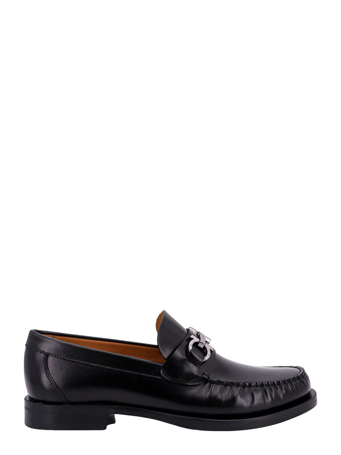 Ferragamo Flat Shoes Black Pelle