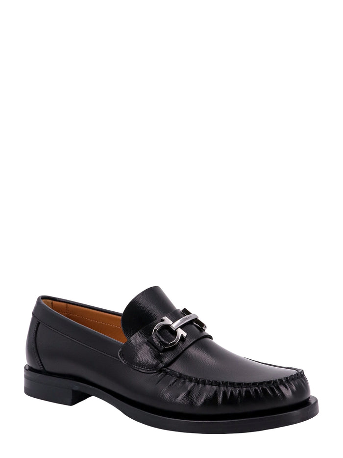 Ferragamo Flat Shoes Black Pelle