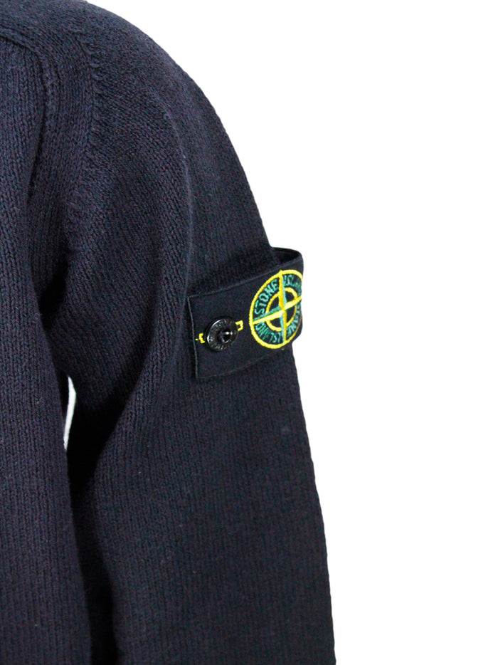 Stone Island Sweaters Blue 100co