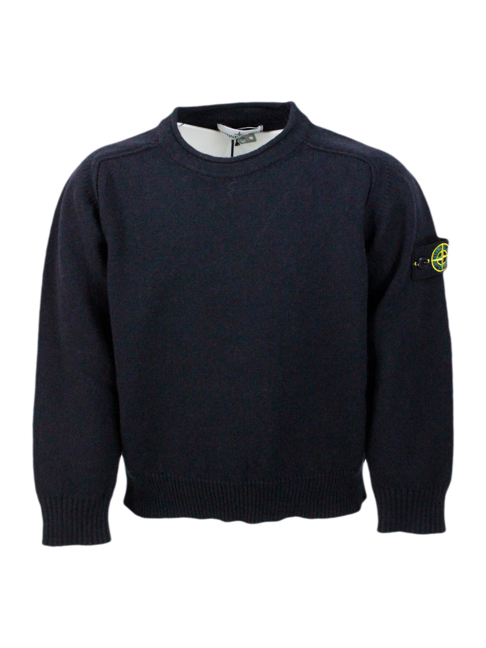 Stone Island Sweaters Blue 100co