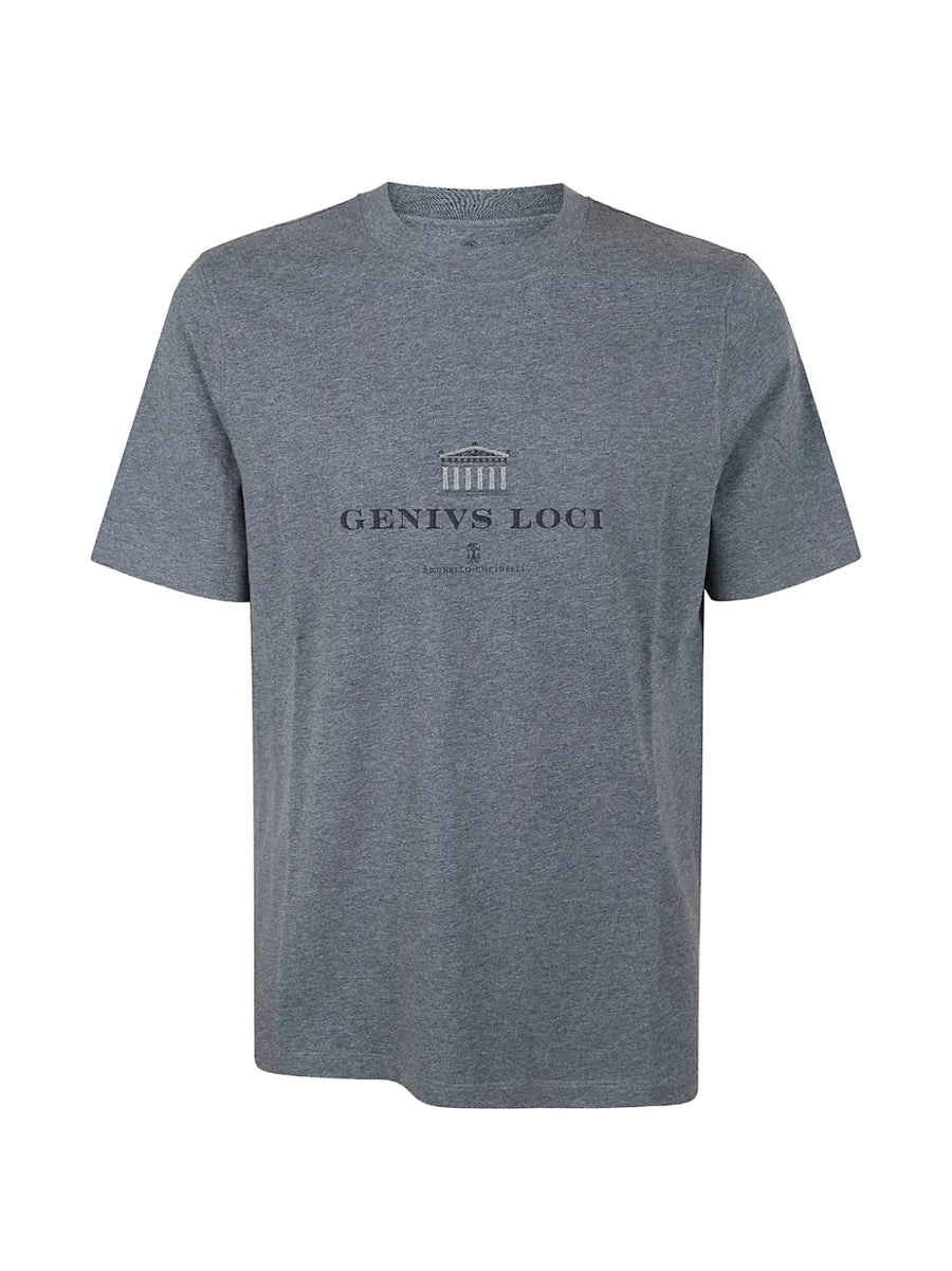 Brunello Cucinelli Cotton 100% t-shirt in grey