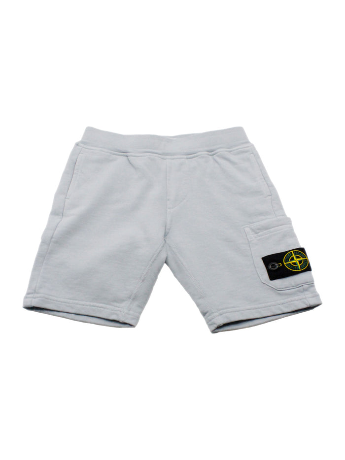 Stone Island Shorts Light Blue 100co