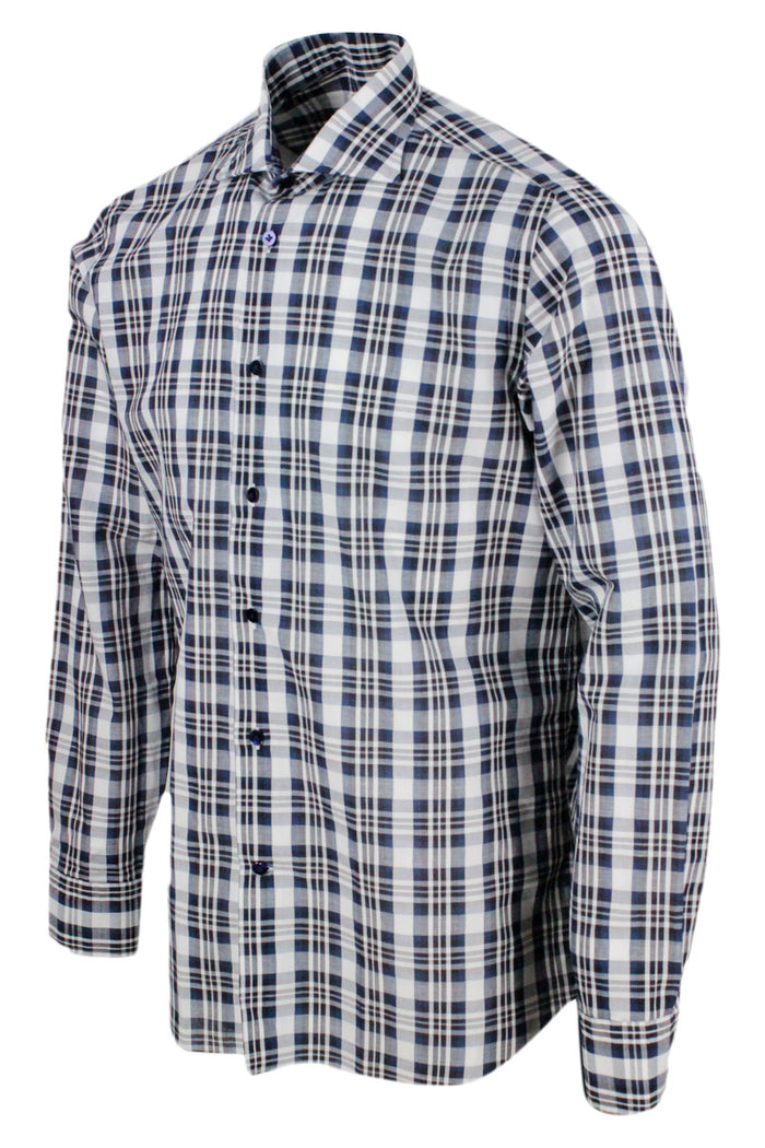 Borriello Shirts Blue 85co 15li