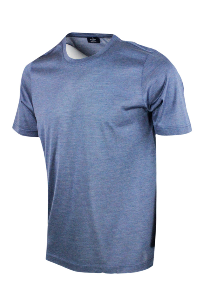 Barba Napoli T-shirts and Polos Light Blue 100co
