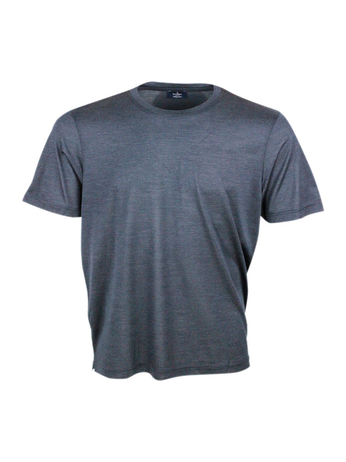 Barba Napoli T-shirts and Polos Anthracite 100se