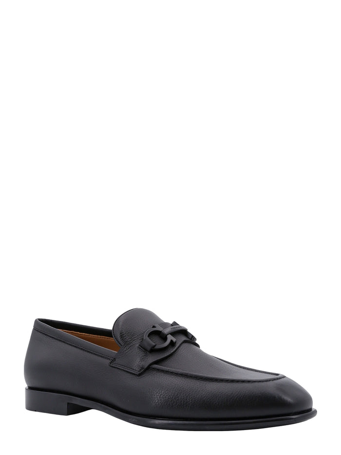 Ferragamo Flat Shoes Black Pelle/gomma