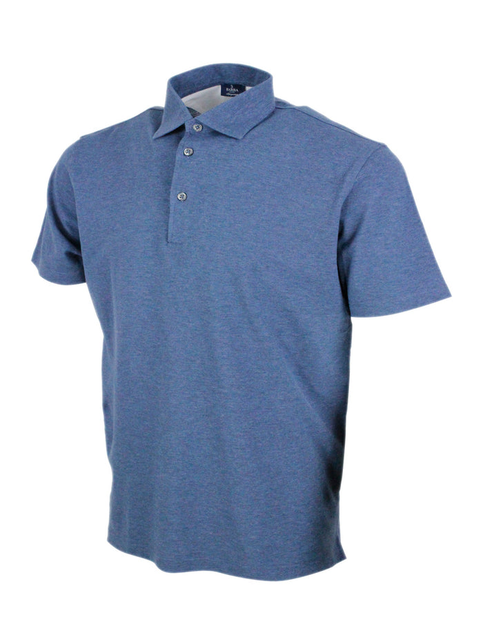 Barba Napoli T-shirts and Polos Blue 100co