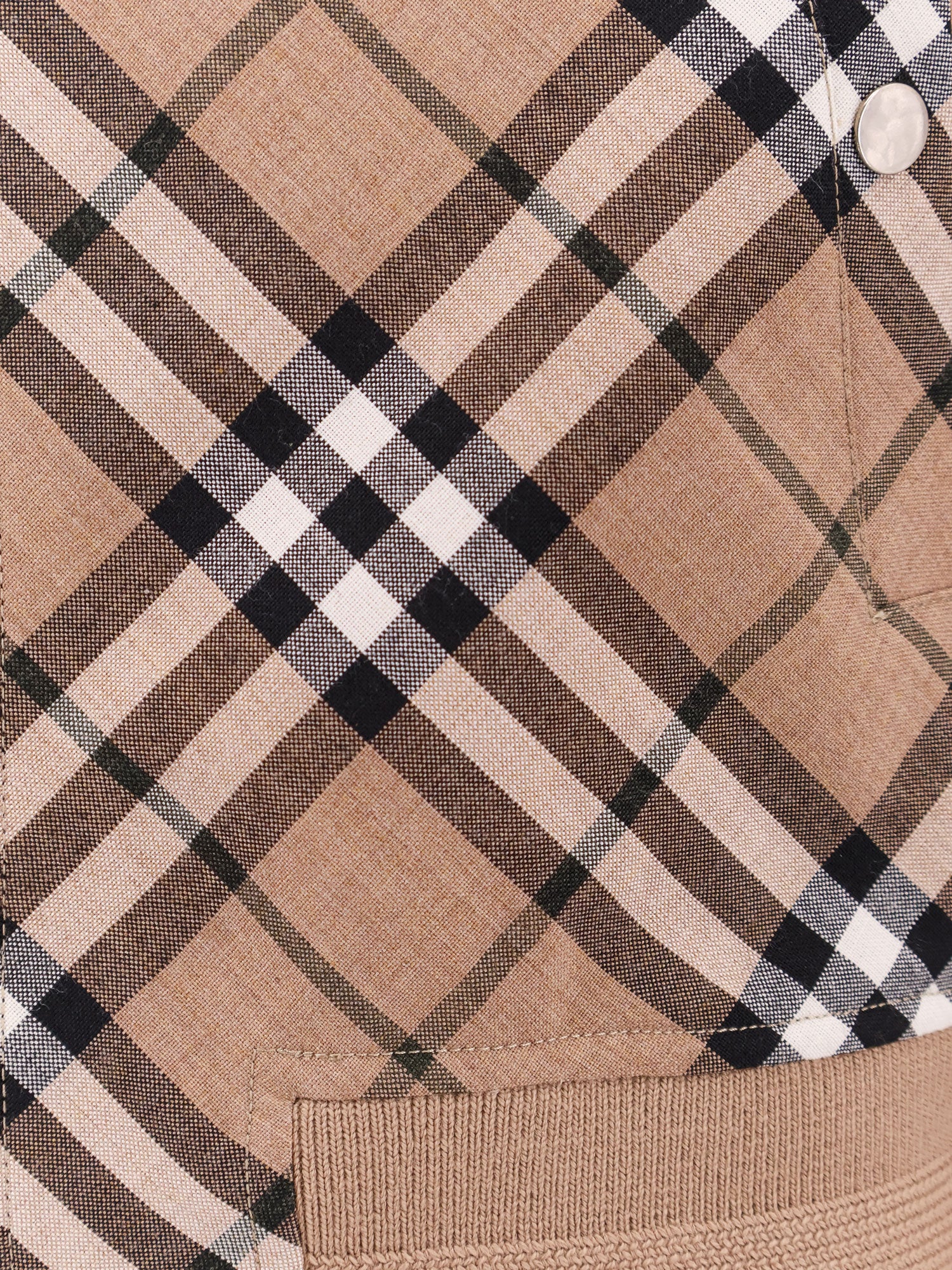 Burberry Jackets Beige Poliestere Lana