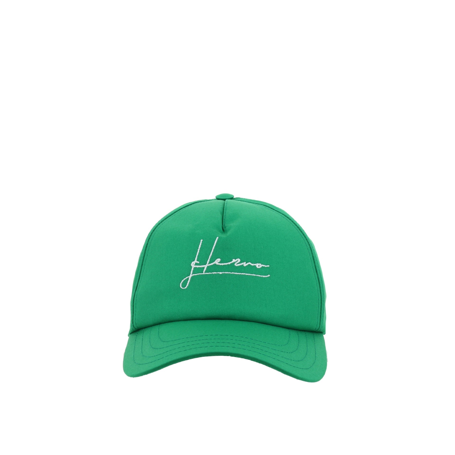 Herno Cotton Logo Cap Green