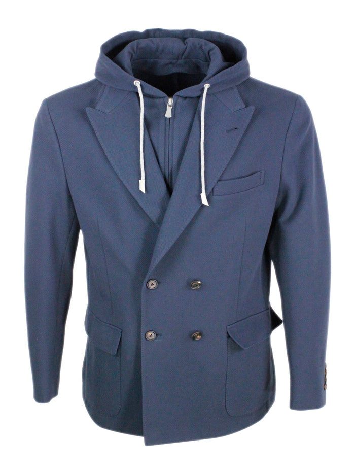 Eleventy Jackets Blue 76co 20pl 4e