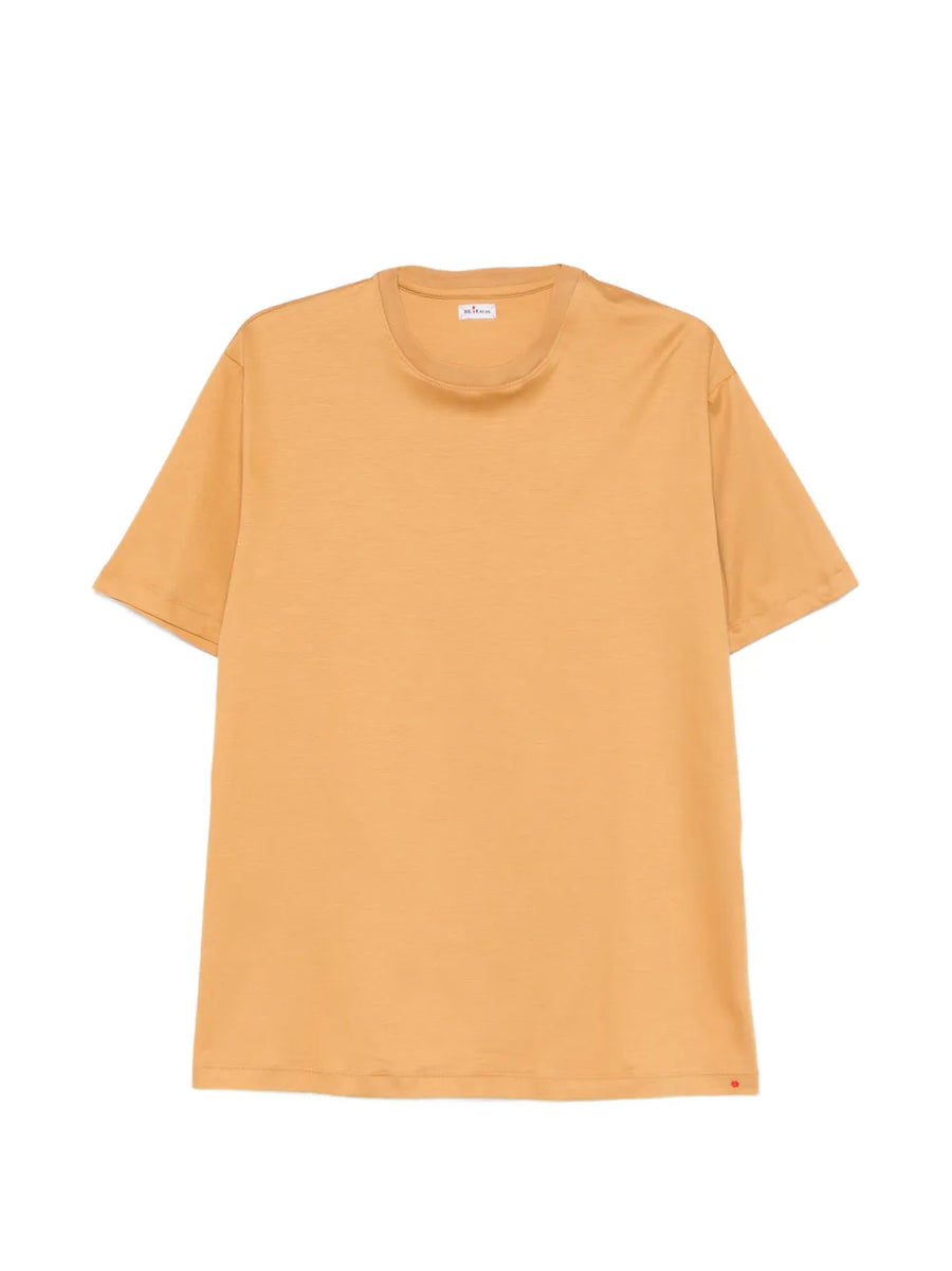 Kiton Cotton 100% t-shirt in yellow