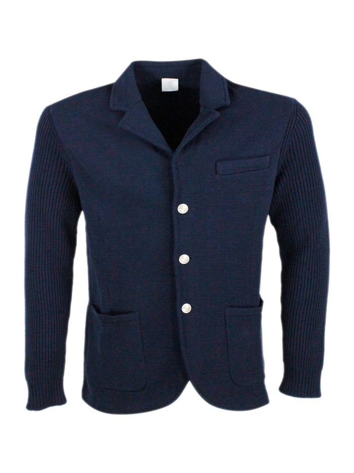 Eleventy Jackets Blue 100co