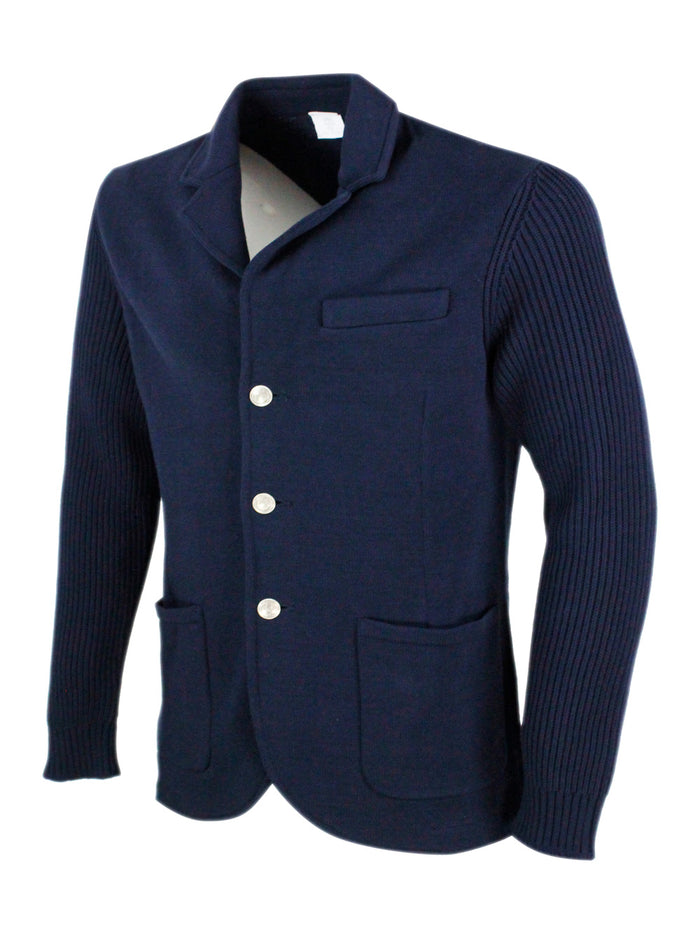 Eleventy Jackets Blue 100co