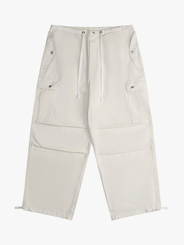 Rhude Womens Off-White Parachute Trousers