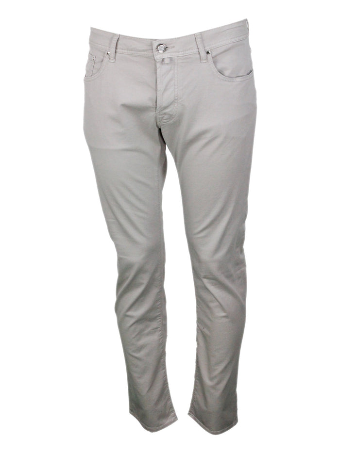 Jacob Cohen Trousers Grey 55co 42 Ly 3ea