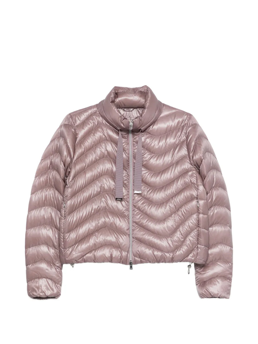 Herno Outer: Polyamide 100%; Lining: Polyamide 100%; Fill: Goose Down 90% down jacket in mauve