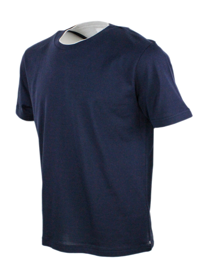 Eleventy T-shirts and Polos Blu - Grigio Chiaro 100co