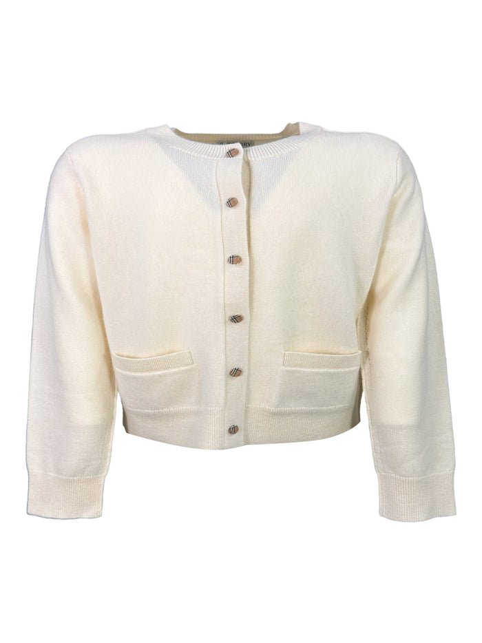 Burberry Sweaters Cream 90wo 10ws