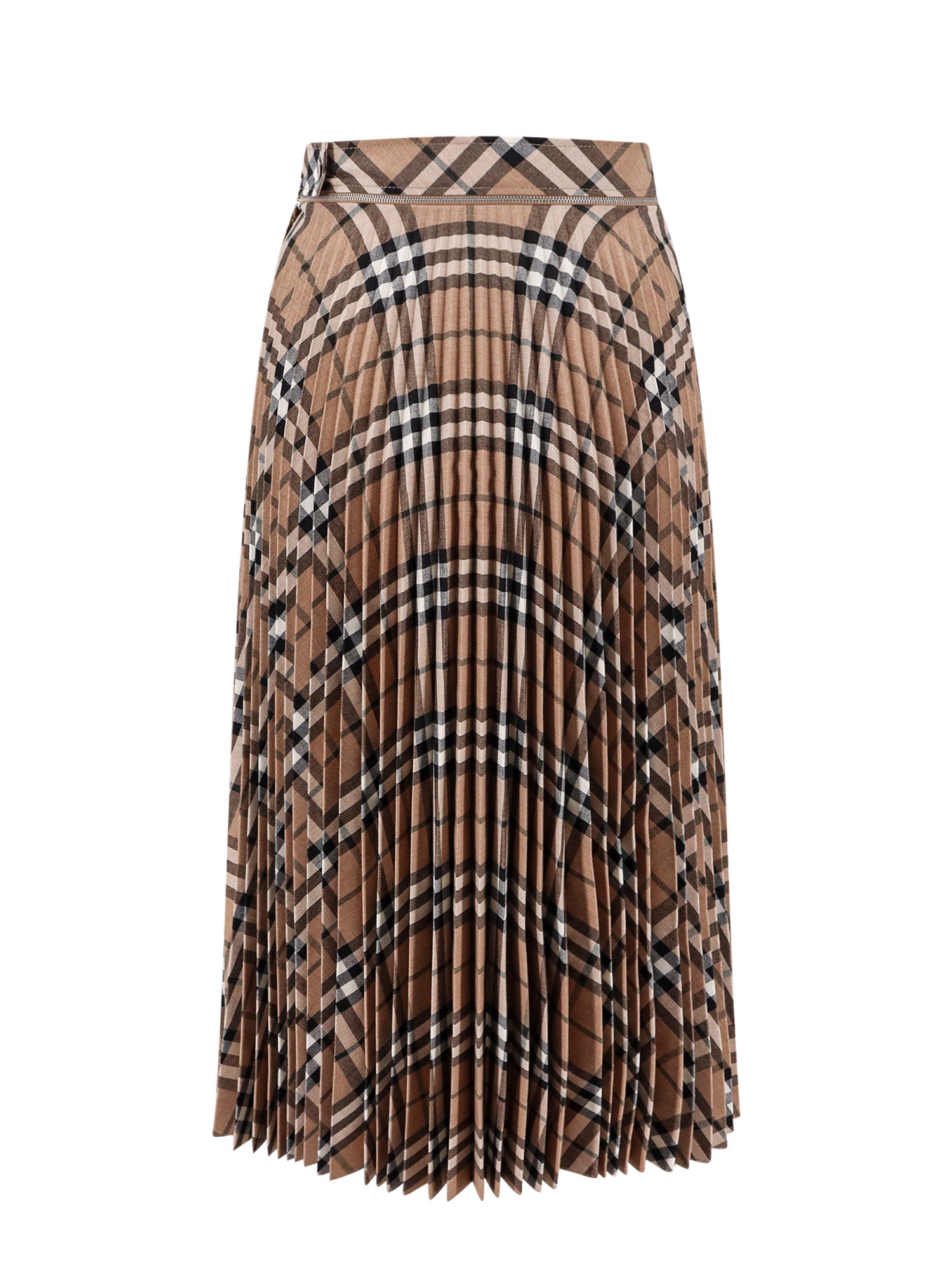 Burberry Skirts Beige Poliestere Lana