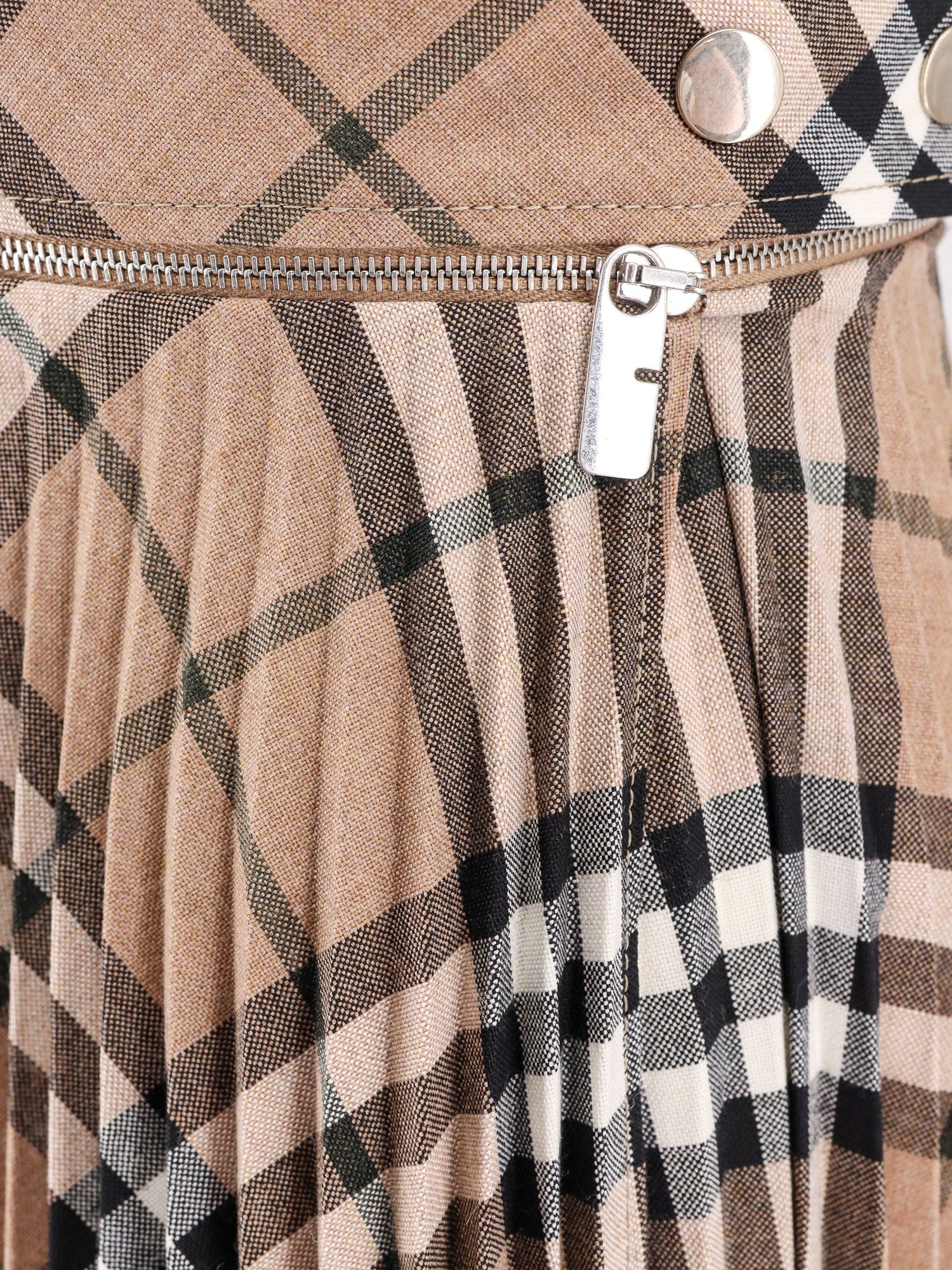 Burberry Skirts Beige Poliestere Lana
