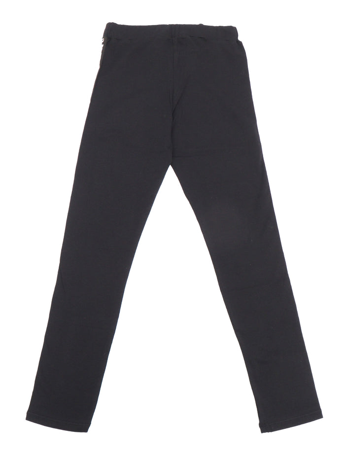 LEGGINGS Black Cotton Elastane