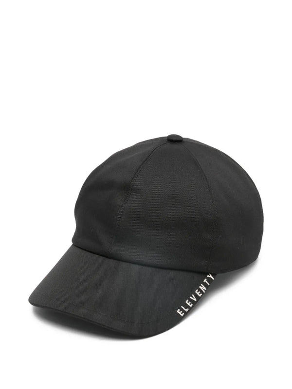 Eleventy Outer: Polyester 65% baseball cap in black