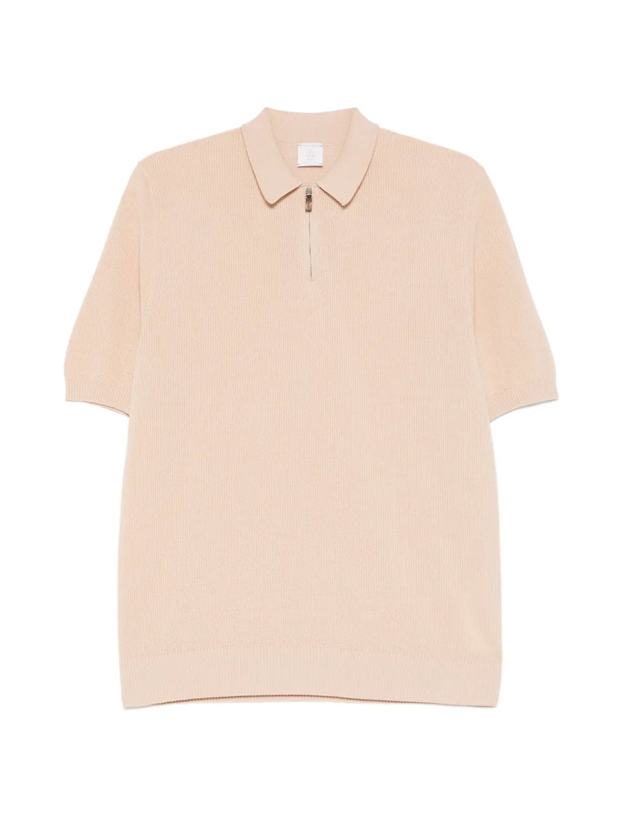 Eleventy Cotton 100% polo in beige