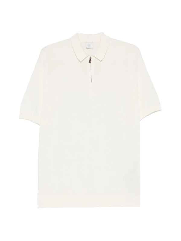 Eleventy Cotton 100% polo shirt in white