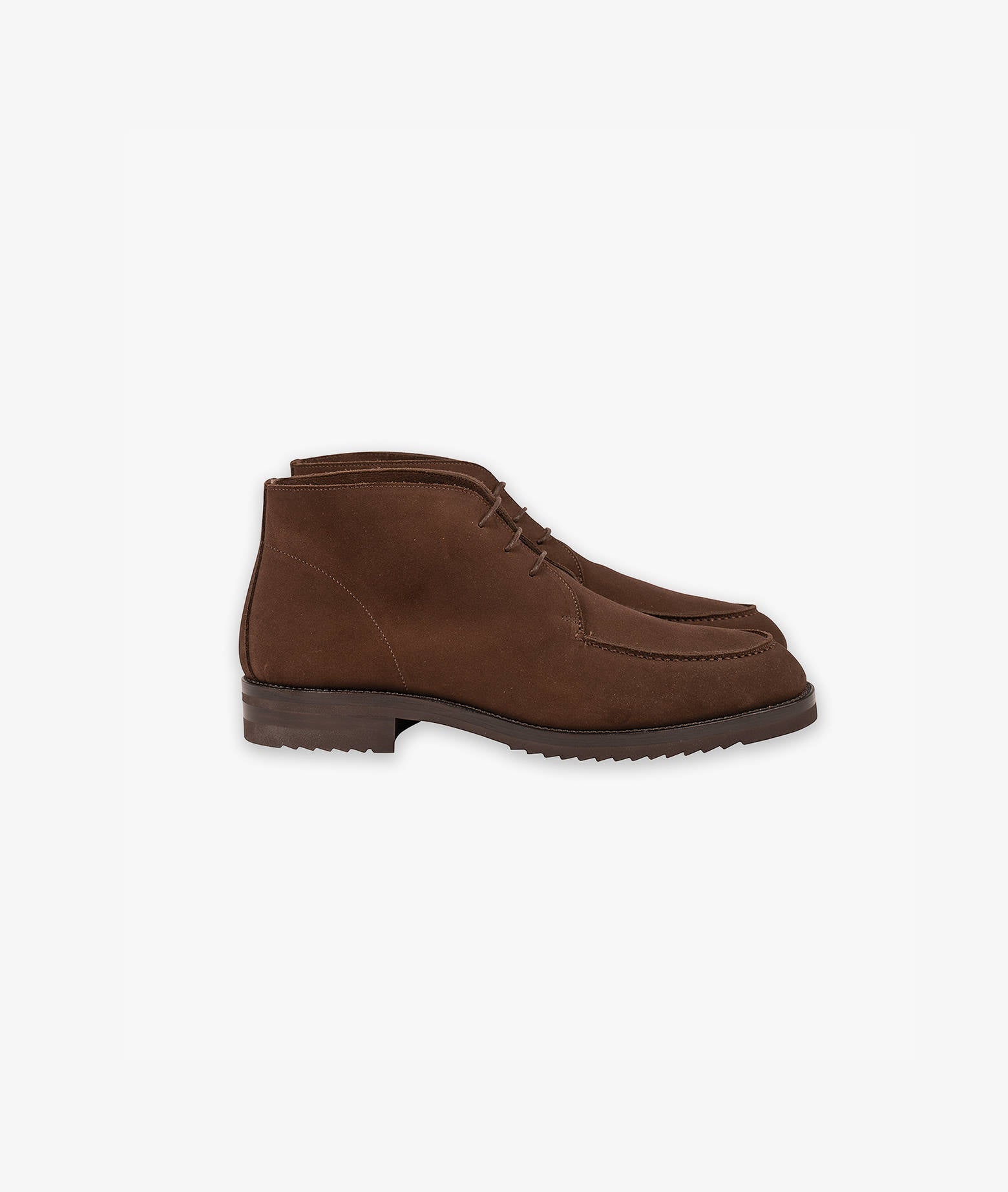 Suede Ankle Boots Robert Chocolate Man Shoe
