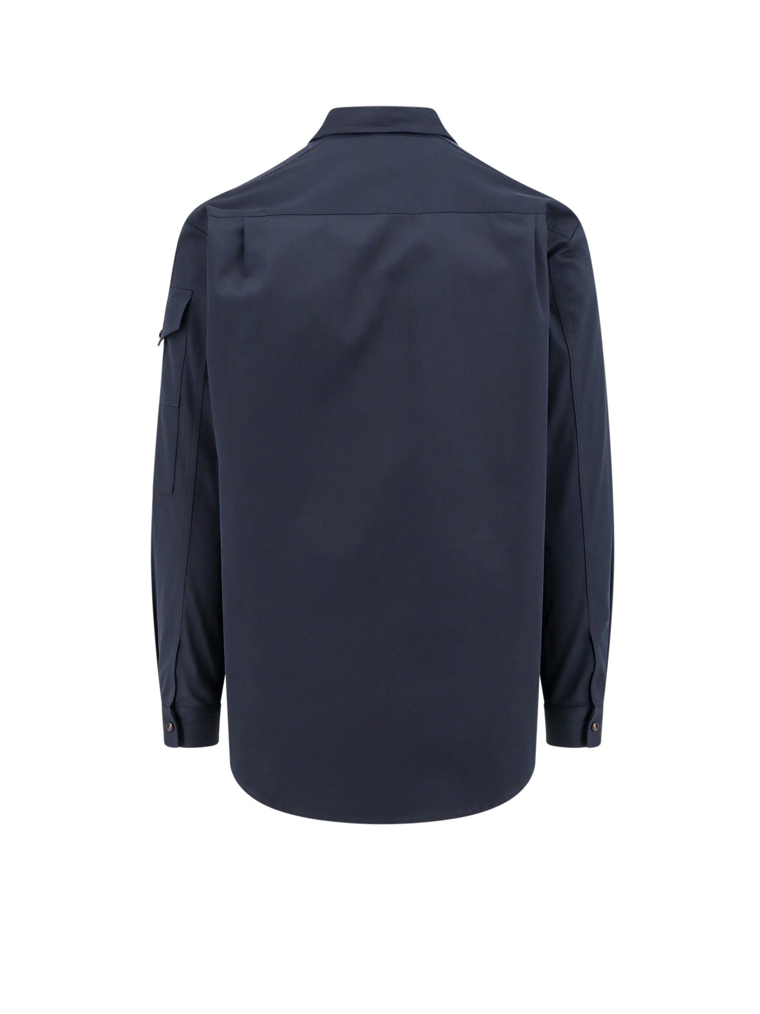 Alexander Mcqueen Shirts Blue Cotone