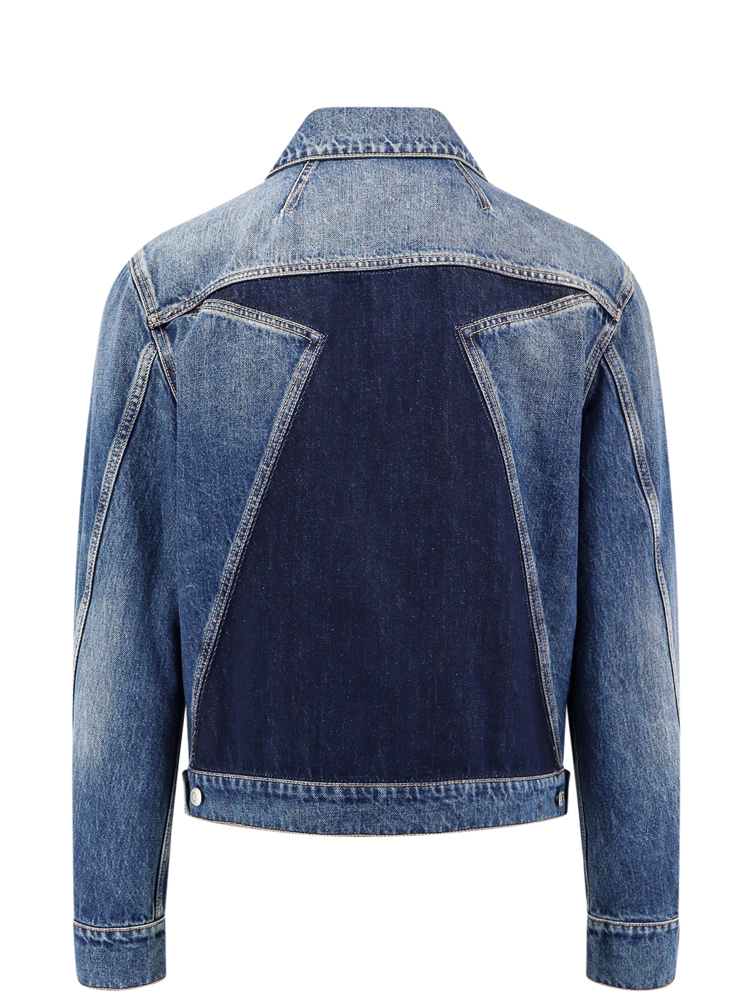 Alexander Mcqueen Jackets Blue Cotone