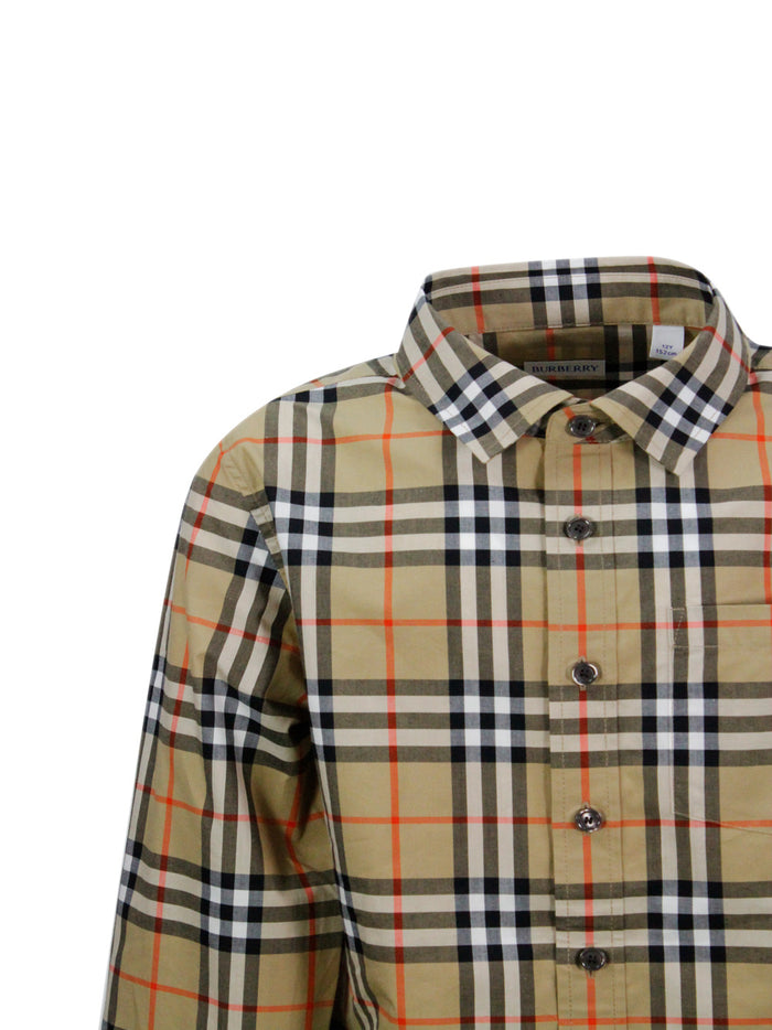 Burberry Shirts Beige 100co