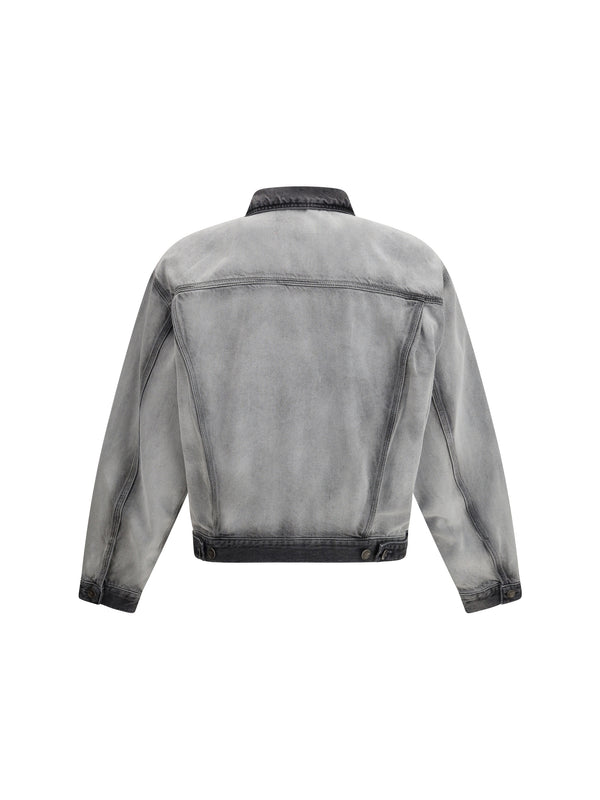 Denim Jacket D-Denver Grey Cotton