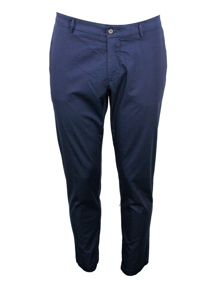 Eleventy Trousers Blue 98co 2 Ea