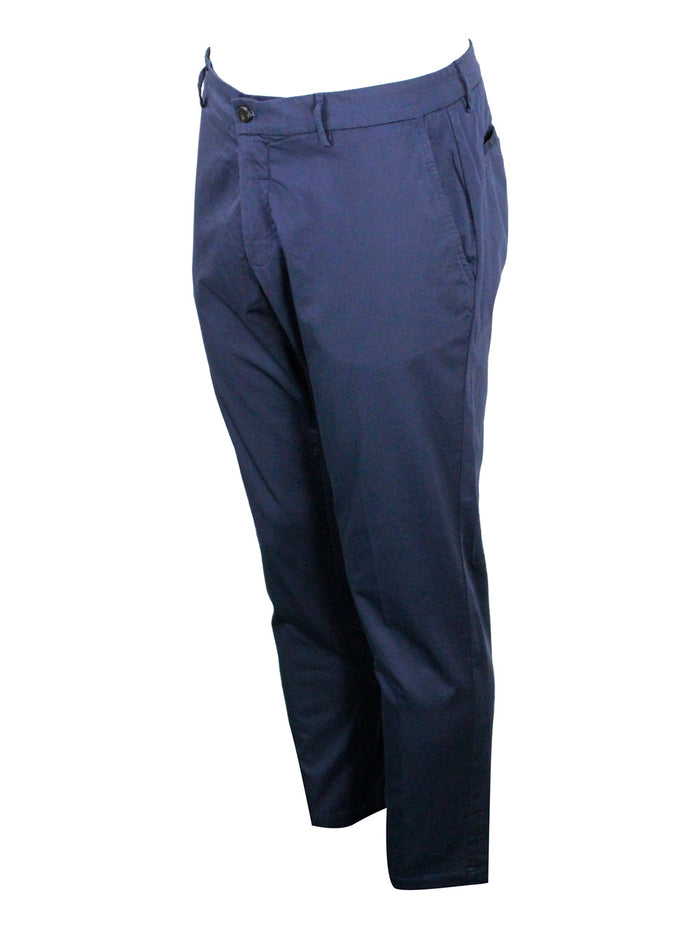 Eleventy Trousers Blue 98co 2 Ea