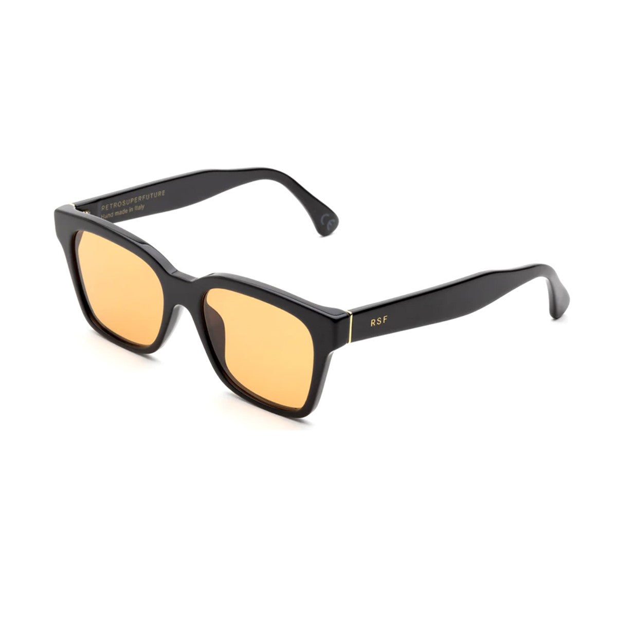 Retrosuperfuture America Refined Black Acetato Sunglasses
