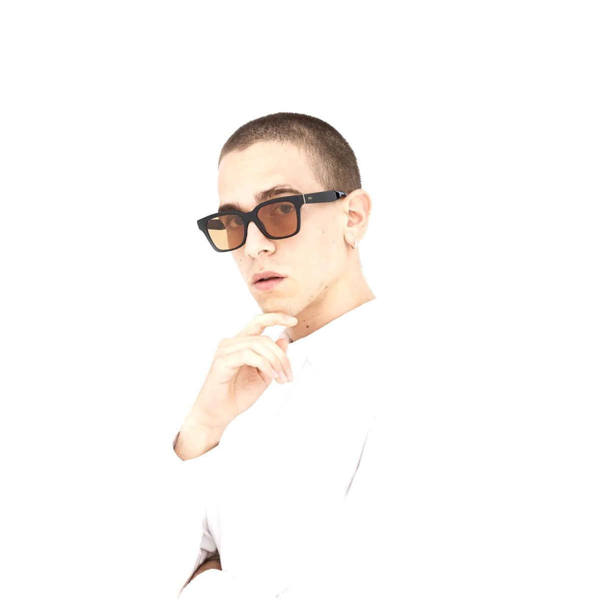Retrosuperfuture America Refined Black Acetato Sunglasses