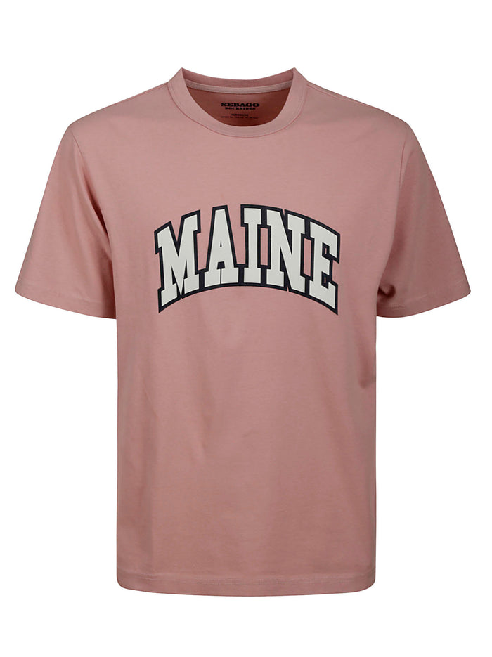 Danforth Pink & Purple Cotton Tshirt