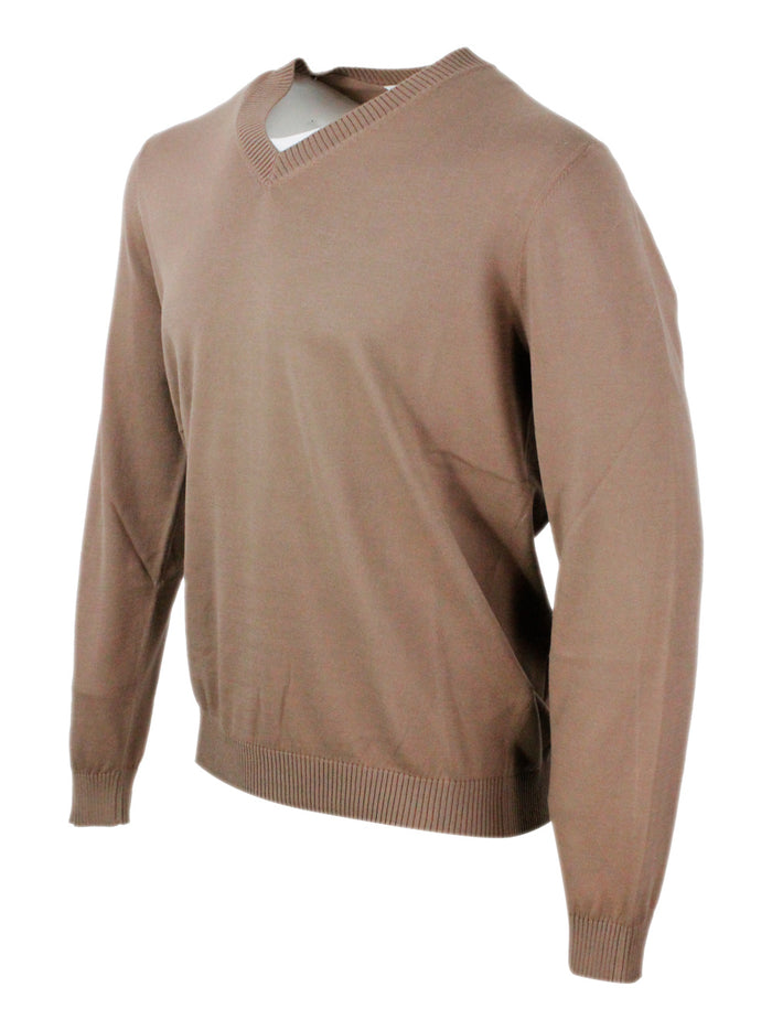 Malo Sweaters White 100co