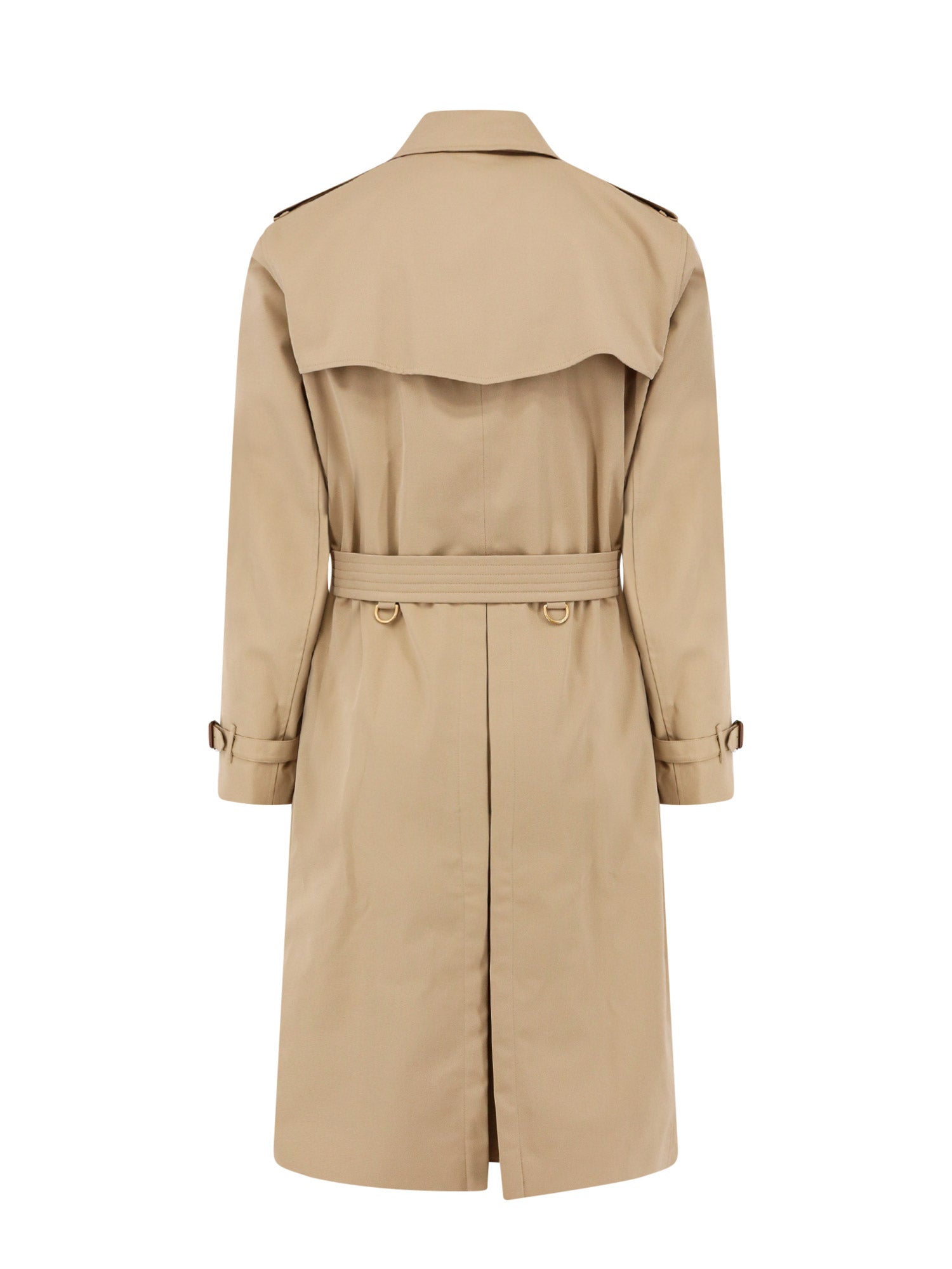 Burberry Coats Beige Cotone