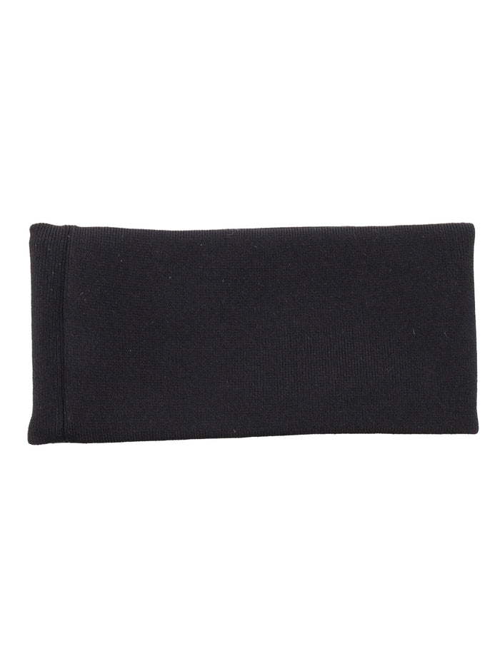 Scarf Black Viscose Polyamide